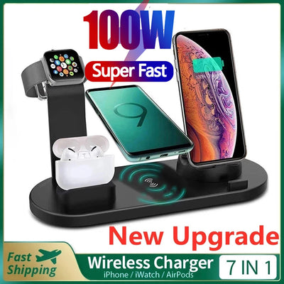 7 in 1 Wireless Charger Dock