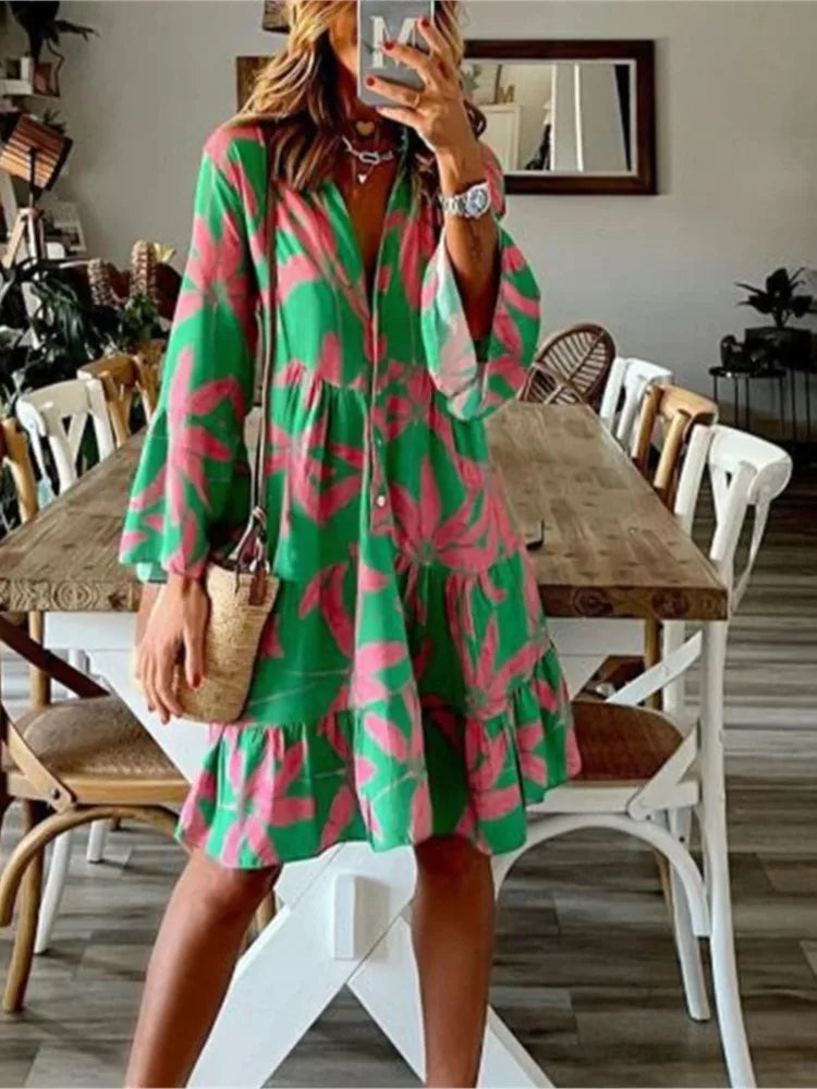 Boho Shirt Dress