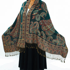 Bohemian Retro Jacquard Cashew National Style Talma