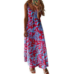 Women Boho Vintage Loose Dress