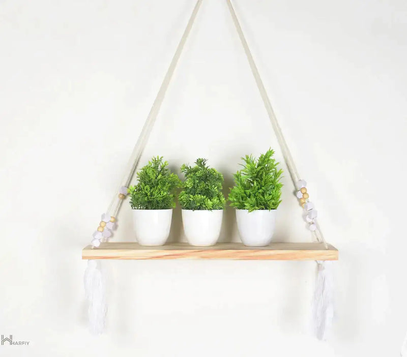 Boho Wall Hanging Shelf